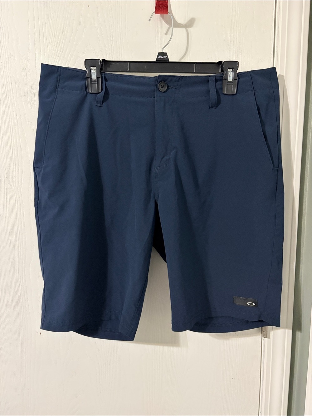 Oakley Performance Shorts Men’s Dark Blue Lightweight Stretch Active Size 36 - Picture 1 of 8